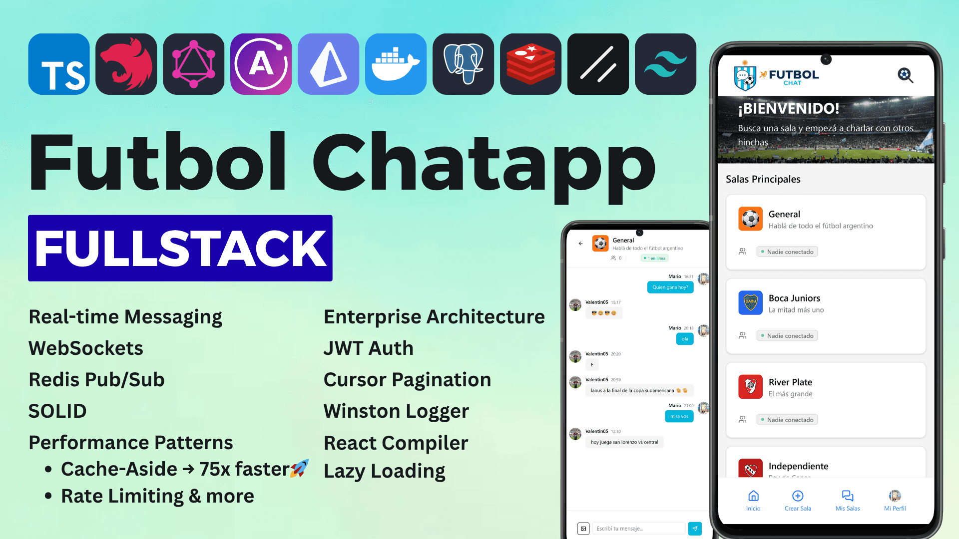 ⚽ Futbol Chat FULLSTACK