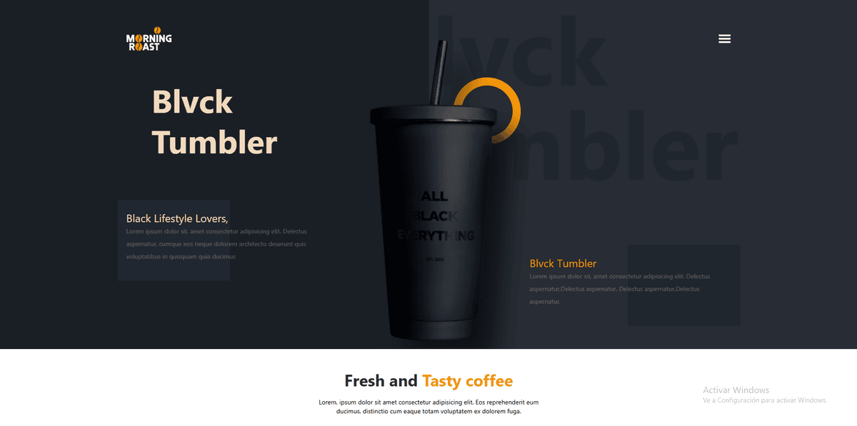 ☕ Morning Roast - Coffe Shop