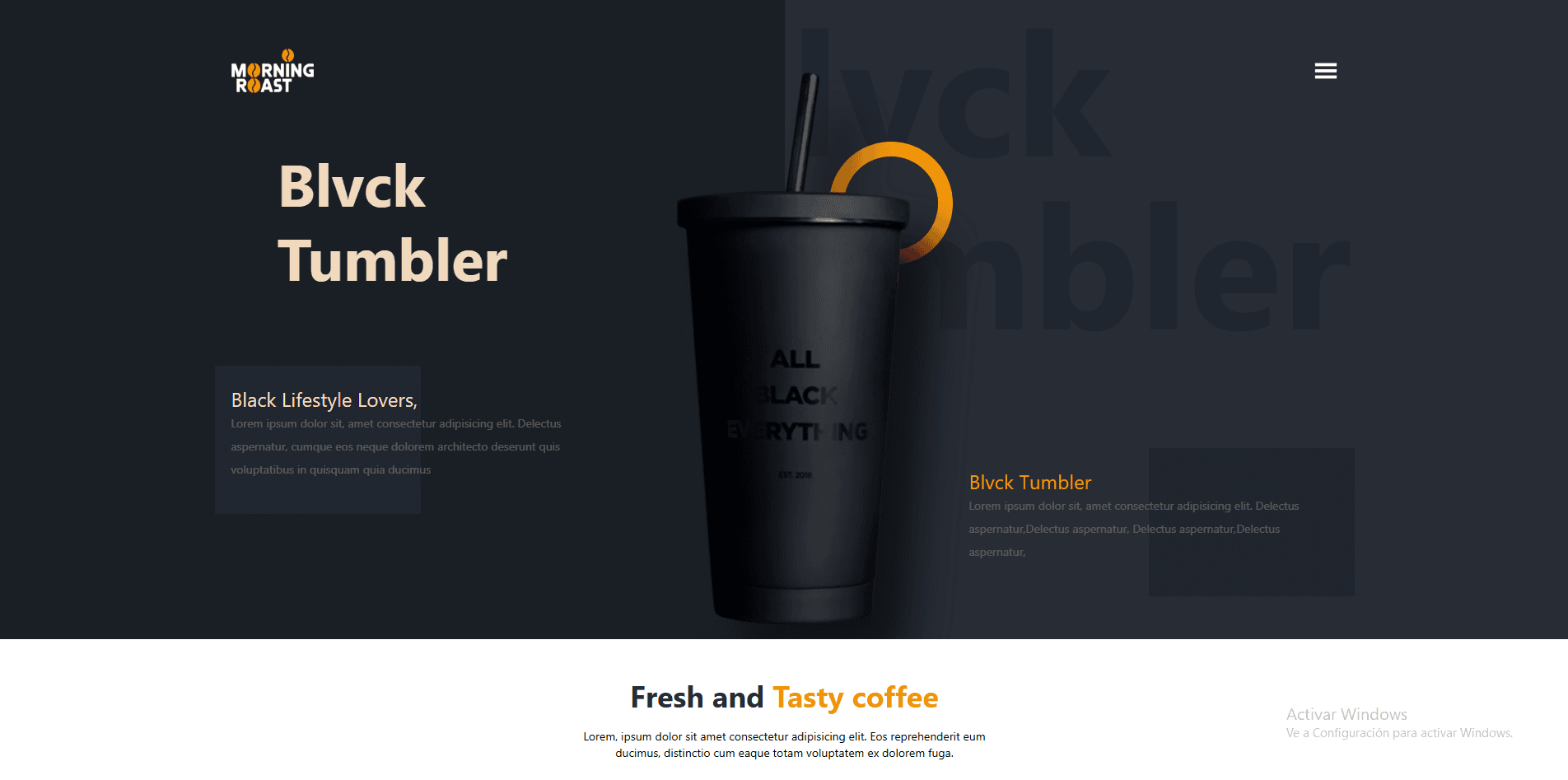 ☕ Morning Roast - Coffe Shop