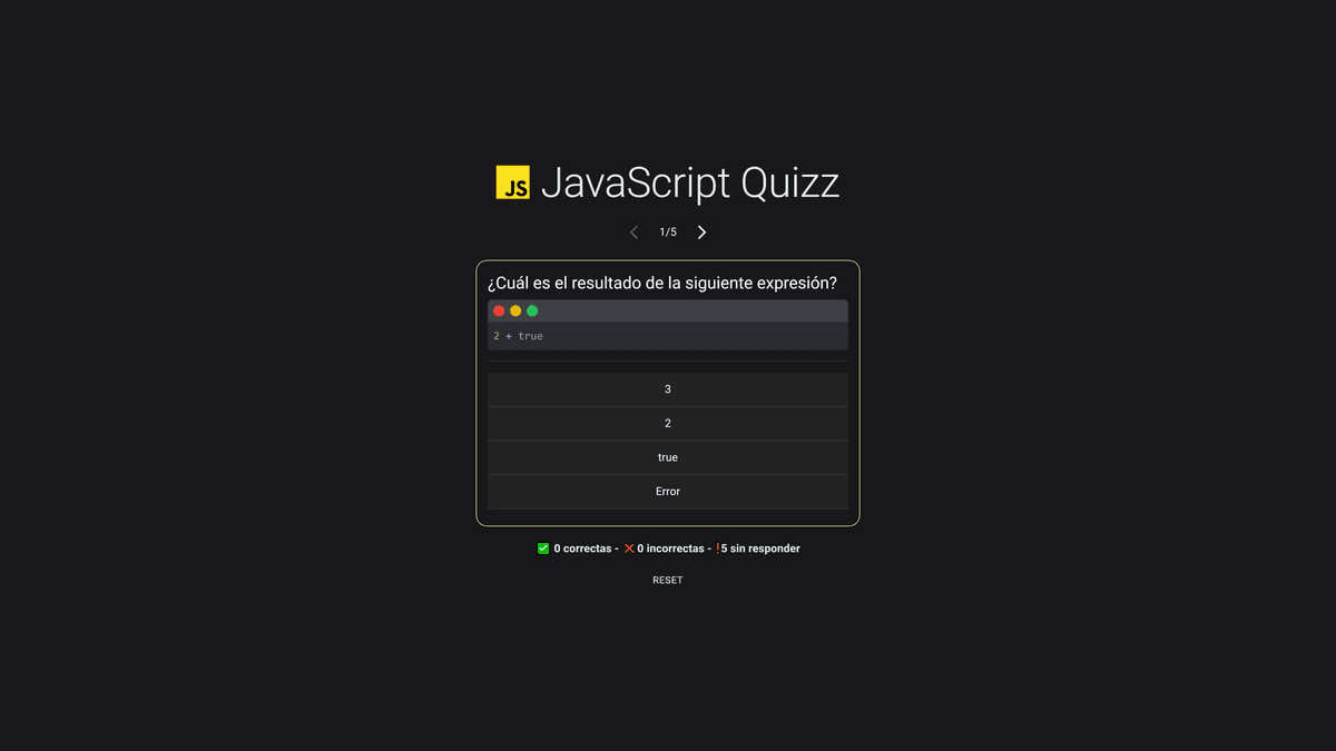 🕹️JS QUIZZ